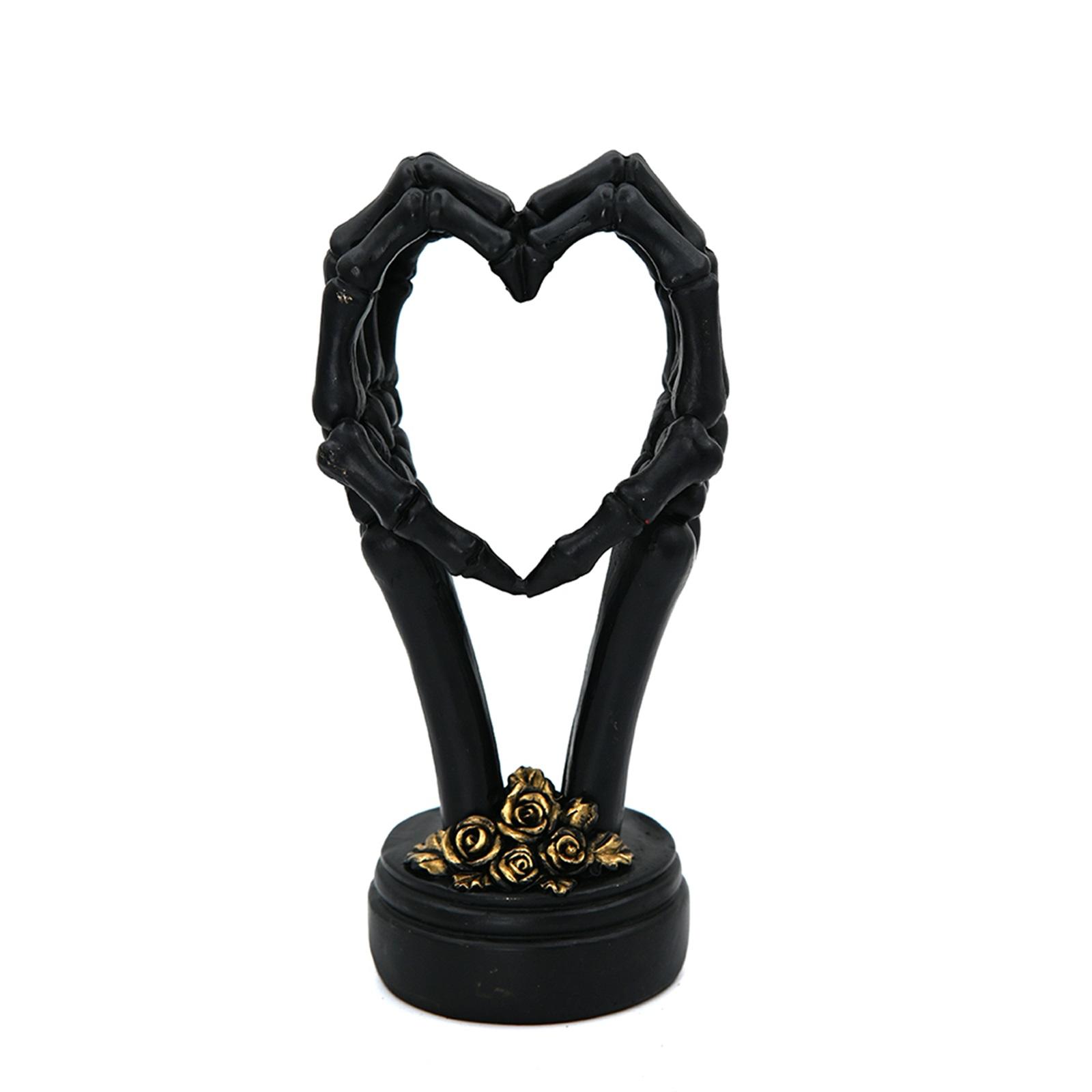 

Хэллоуин Сердце Рука Украшение Вечеринка Фестиваль Атмосфера Украшение Смола Рука Скелета Украшения One Size чёрный