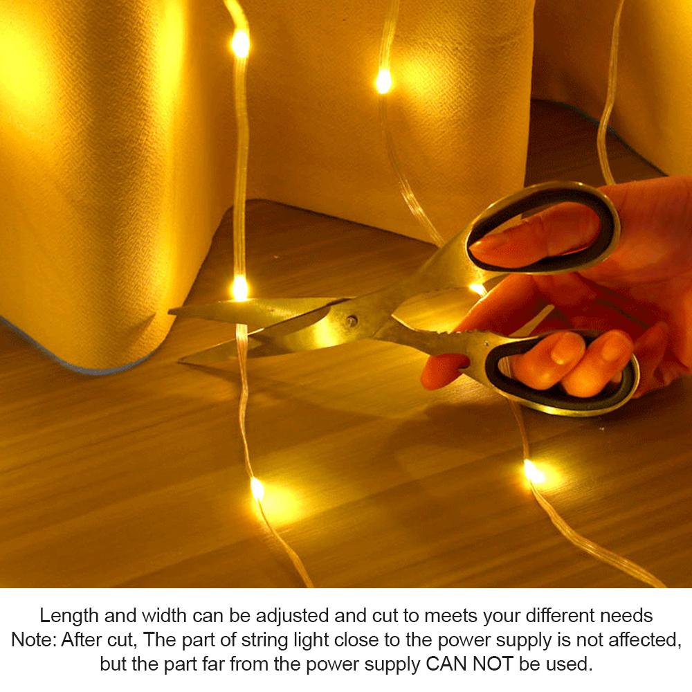 400 Led String Curtain Lights with Remote and APP Control 6.5x6.5Ft DIY Hanging Fairy Lights 5