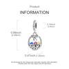 Original Copper Easter Flower Basket Egg Pendant Beads Charms Fit Bracelets Diy Jewelry Gift