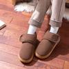 Men's Indoor/Outdoor Cotton Slippers - Autumn/Winter Non-Slip, Thick Bottom, Velvet-Warm 2025 Edition
