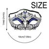 Vintage Retro Half Face Mask Creative Metal Eye Mask Masquerade Mask  Masquerade Jewelry