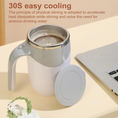 Self Stirring Coffee Mug USB Rechargeable Electric Blender Cup Automatic Mixing Cup for Home Office Travel Hot Cold Drinks