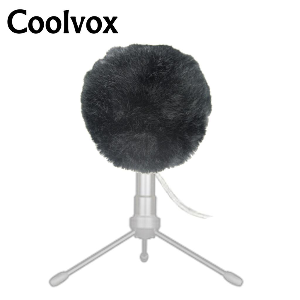 Dead Cat Music Studio Equipment Outdoor Artifical Fur Windscreen Condenser Microphone Cover Muff Windscreen for Blue Snowball