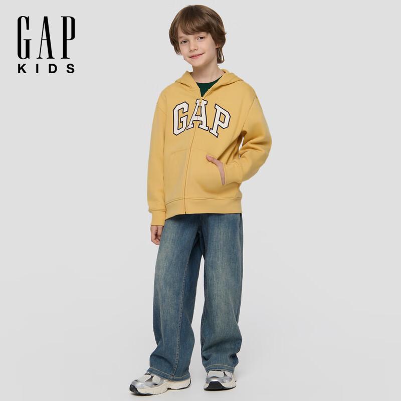 Gap Kids' Logo Fleece Hooded Sweatshirt