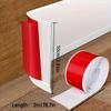 1 Peça 2m x 10cm Rodapé de PVC Autoadesivo Borracha Rodapé Impermeável Tiras de Fechamento de Borda para Base de Fundo da Sala