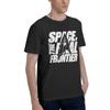 Space Stars Treker Print Men T-shirt Hip Hop Cotton Short Sleeve Tops For Male Gifts Tee