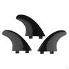 3pcs / Set Flexible Surfboard Fin Compatible with G5 Surf Propeller Black