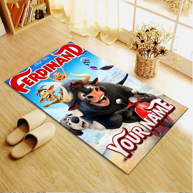 Custom Name Ferdinand Carpet Rug for Living Room Bedroom Home Sofa Decoration,Kids play Non-slip Floor Mat