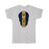 Gift T-Shirt : Barbados Flag Skull Bajan National Colors