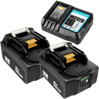 2-pak 18 V 6,0 Ah akumulator z ładowarką do Makita BL1850 BL1815 BL1820 BL1830 BL1835 BL1840 BL1840B BL1845 BL1850B BL1860 BL1860B LXT400