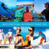 Waterproof 2 In 1 Waist Bag Phone Pouch Set Adjustable Clear Beach Bag  Swimming Snorkeling Kayaking Water Parks Phones Valuable