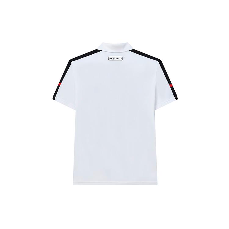 New FILA Athletics Polo Shirt Men's Jade White A11M223105FWT