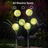 Outdoor Solar Dandelion Flower Lights - LED Garden Stake Lights for Patio & Yard