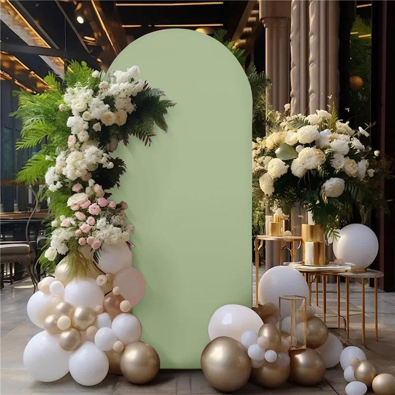 Material Cover For Balloon Arch Frame Metal Stand For Photos 1X2M Olive Green