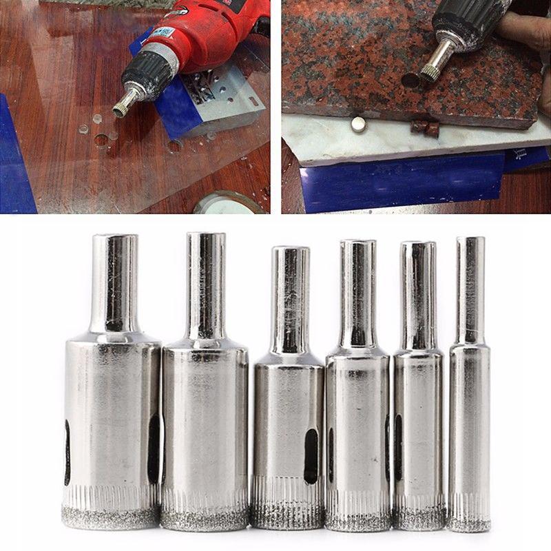 

10pcs 3-18mm Diamond Hole Saw Drill Bits Tool Set for Glass Ceramic Marble Tile