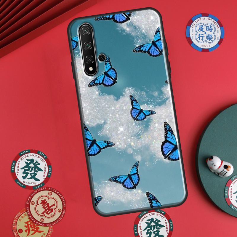 

Butterfly Sky For Huawei P30 P20 P40 Lite P60 Pro Nova 5T 12s 12i 11i Y90 Y70 Y60 Y61 Y91 Y72 9 10 SE Case Huawei Nova 7i