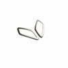 Dashboard Side Vent Overlay Cover 2PCS For Benz GLA CLA 2013- ABS Silver