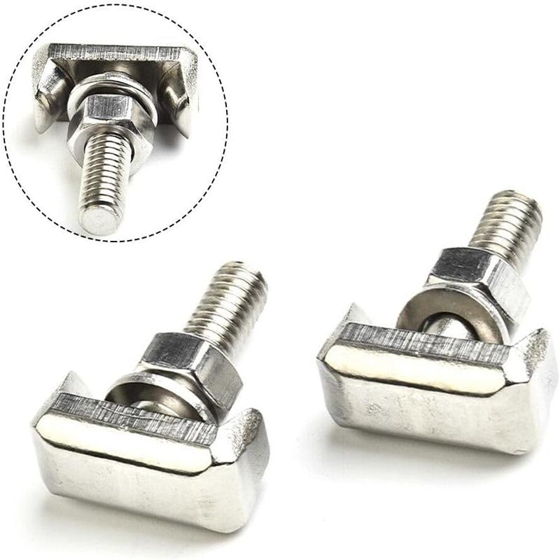 2pcs Car Battery Terminal T-Bolts Stainless Steel 19116852 Replacement For Chevrolet