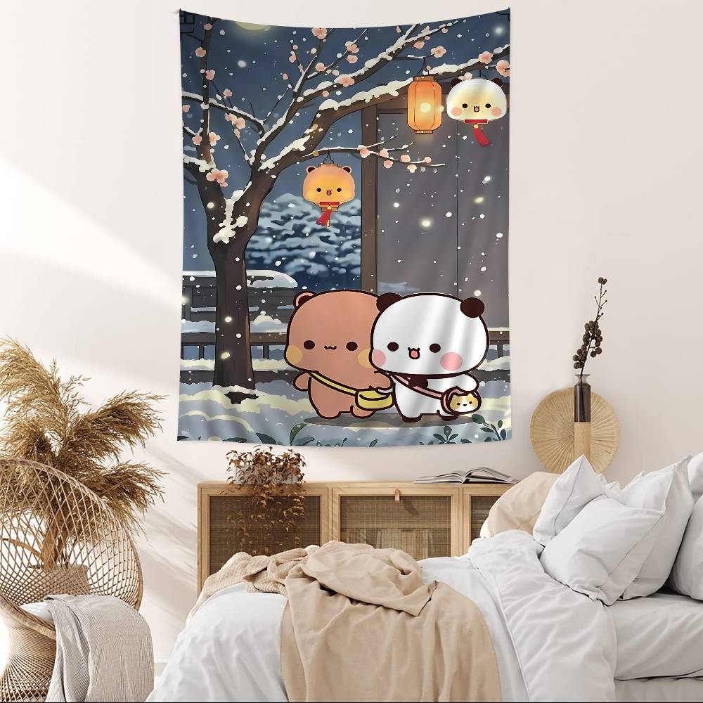 Bubu Dudu Cartoon Cartoon Tapestry Wall Hanging Decoration Household Home Decor