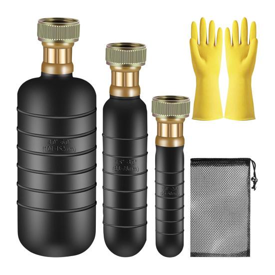 

Комплект для прочистки сливного пузыря с перчатками, мощное давление, простота в использовании, универсальный набор для прочистки сливного пузыря чёрный