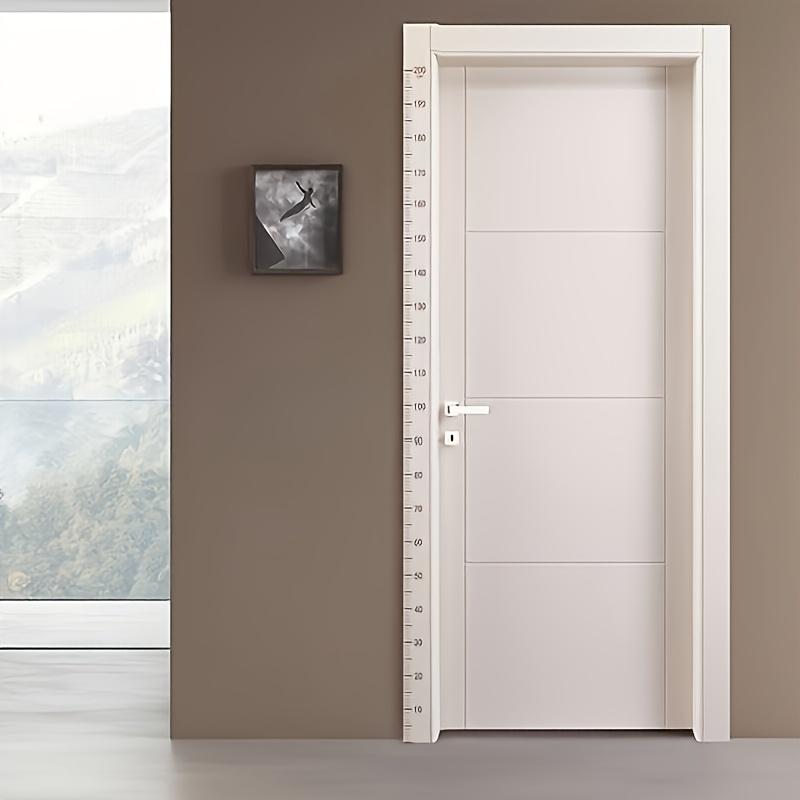 2m Wall Height Measurement Card - Easy-to-Read Durable PVC Material Writeable & Removable Ideal for Room Decor Wall Decorations