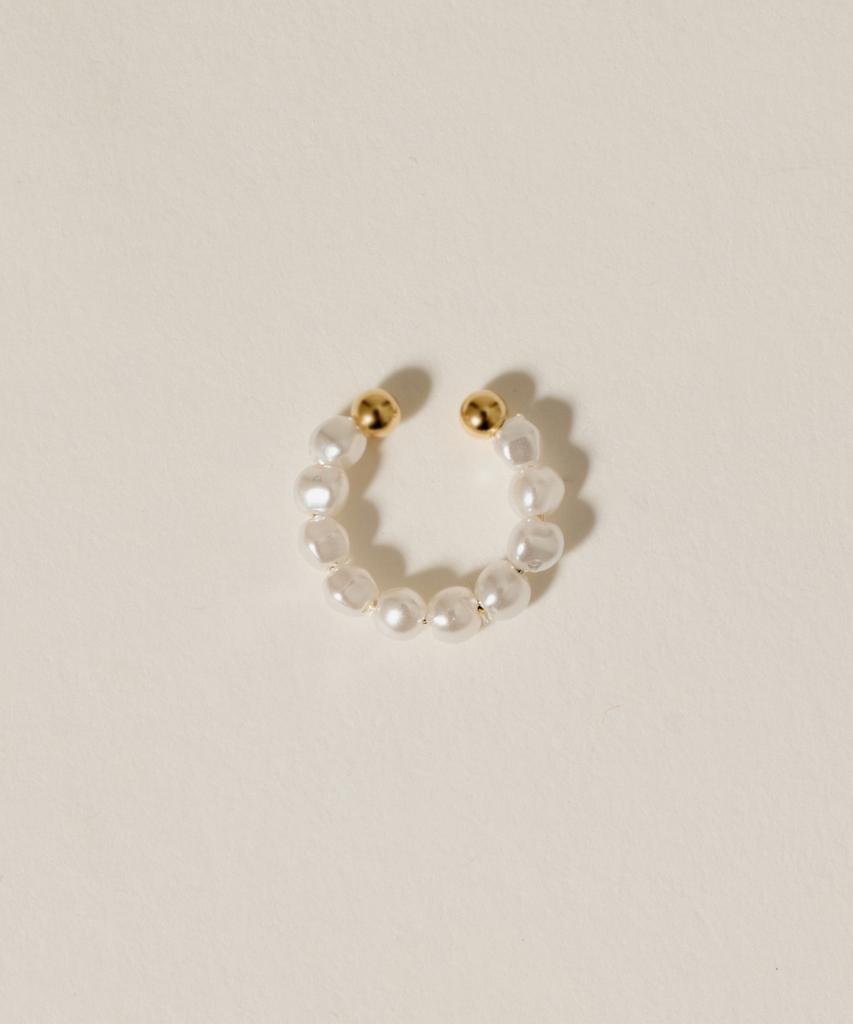 Novice Tokyo Baroque Pearl Ear Cuff / Gold
