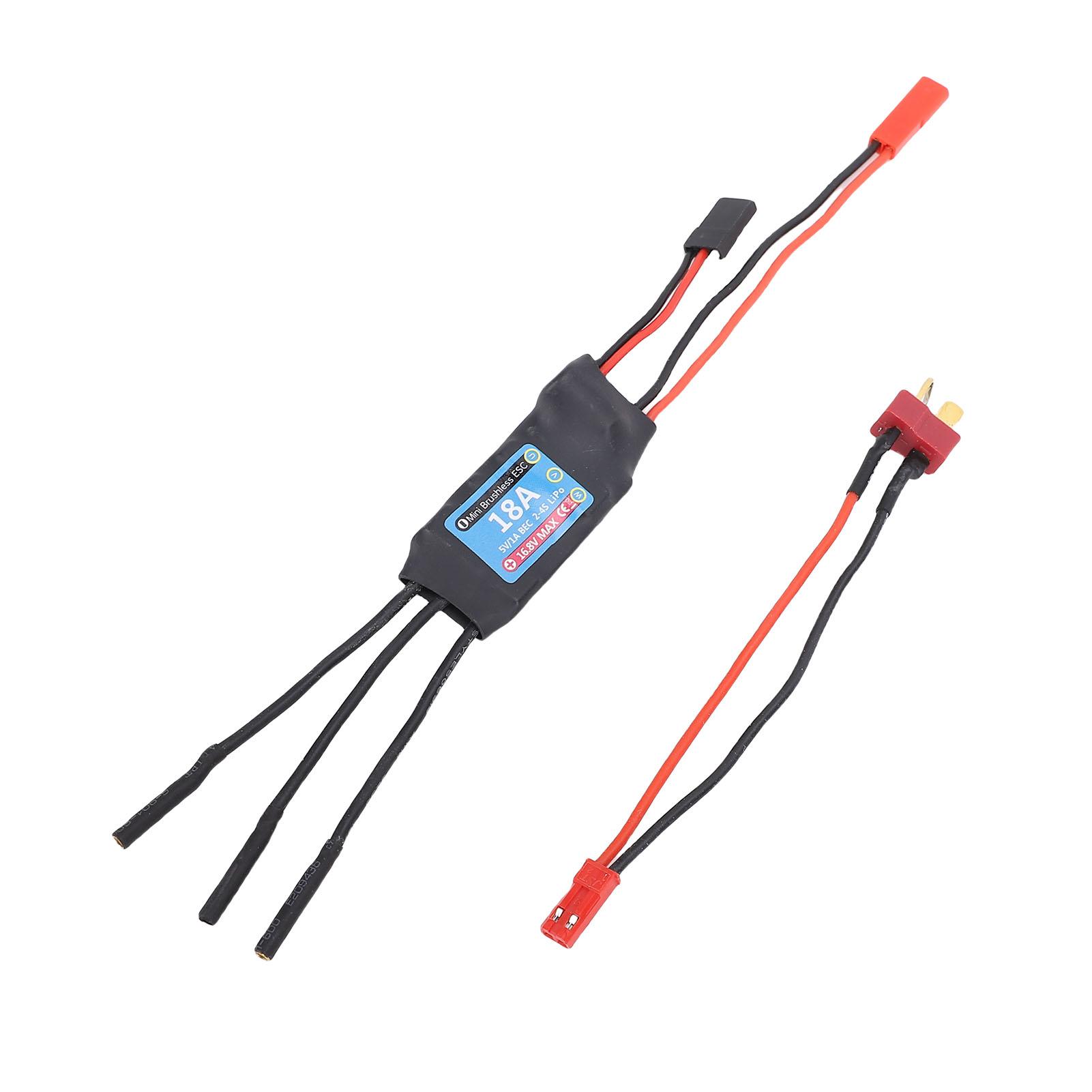 

18A Mini Brushless ESC Universal Motor Connection Cable Electric Speed Controller for 124 128 RC