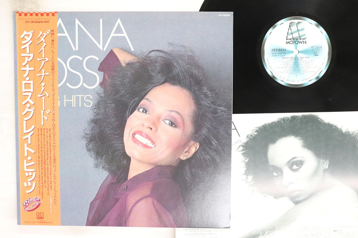 

LP Record DIANA ROSS 15 Big Hits VIP28038 MOTOWN 1982 Japan Obi SoulFunk Used
