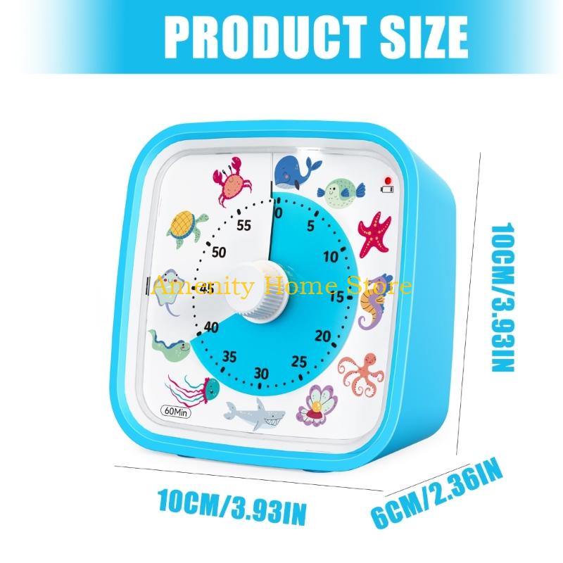 F26C Fun Ocean Designs Kids Timers With Adjustable Volumes And 60 Minutes Ranges