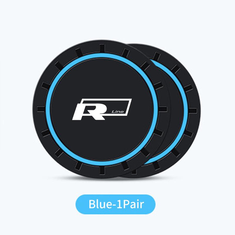 New 2026 Emblems Car Cup Anti Slip Pad With Logo Waterproof Protection Pad For Volkswagen VW Beetle CC B5 B6 B7 EOS GTI MK2 MK4 MK5 MK6 P zs1