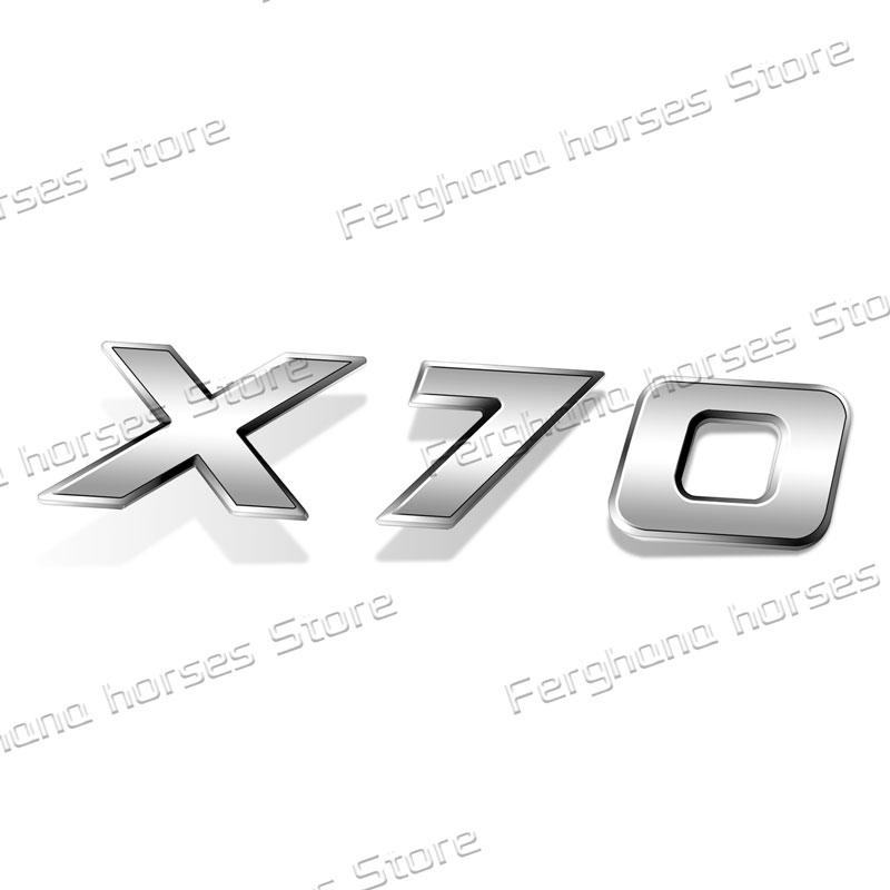 ABS Plastic 3D Letter Logo Car Body Fender Side Emblem Sticker For Proton X70 X50 Rear Trunk Badge Decals Accessories