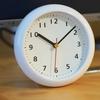 DEMI LOUS. Waterproof Bathroom Clock - 3-Way Use (Table Clock, Wall Clock, Suction Cup) - Attaches to Glass, Kitchen Clock, Bathroom Sink Clock -