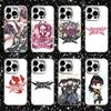Capa de Celular da Banda de Rock B-BABYMETAL Para iPhone 16,15,14,13,12,11,Pro,XS,Max,Plus,Mini,SE Candy Branco Fosco Capa à Prova de Choque