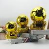 Golden Globe Football Trophy Engravable Fan Souvenir Ornament.