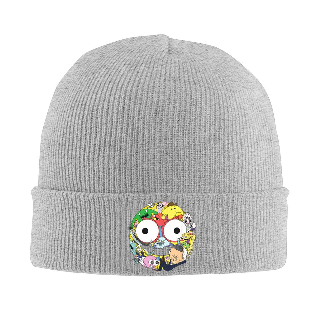 Smiling Friends Beanie Hats Bonnet Hats Men Women Street Outdoor Sport Knit Hat Autumn Winter Design Warm Caps