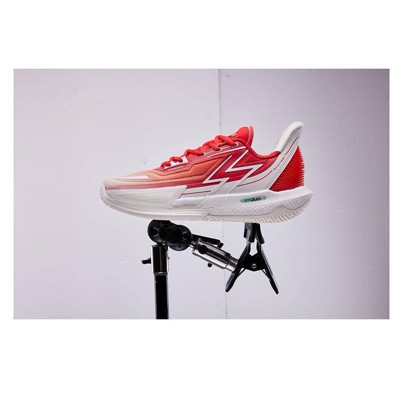 361 BIG3 4.0 Quick Pro Cushioning Slip Resistant Abrasion Resistant Low top Basketball Shoes Men's Red 672411108F-2