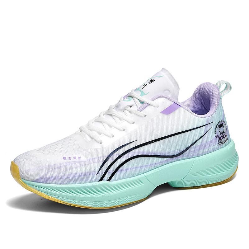 

New men s shoes ultra-light rebound sports shoes couple shoes youth running shoes physical test shoes Nezha Aobing parent-child shoes 45