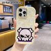 Phone Case: 2D Flat Design Suitable for iPhone 18 17 16 15 14 13 Pro, Couple Style, Skull Angel, Christmas and Halloween Gift