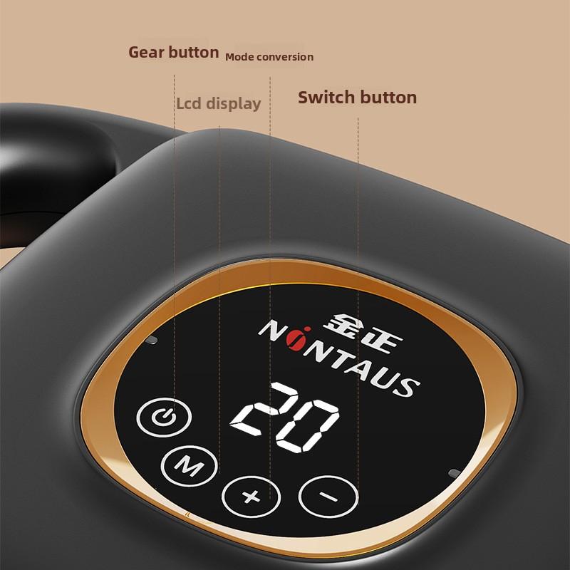 Six-head Fascia Gun, Muscle Massage Instrument, Electric High Strength, Whole Body Size and Calf Relaxation, Multi-head Massage Gun