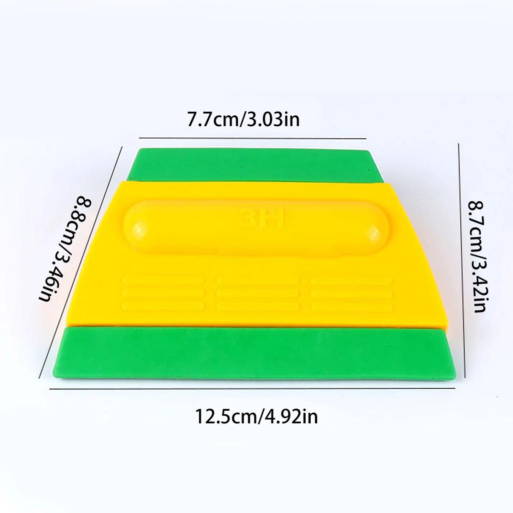 Minkštos gumos SCRAPER Automobilio dažų apsauginės plėvelės montavimui Squeeeeeeee Įrankis Langų valymas Automobilio tamsinimo priedai