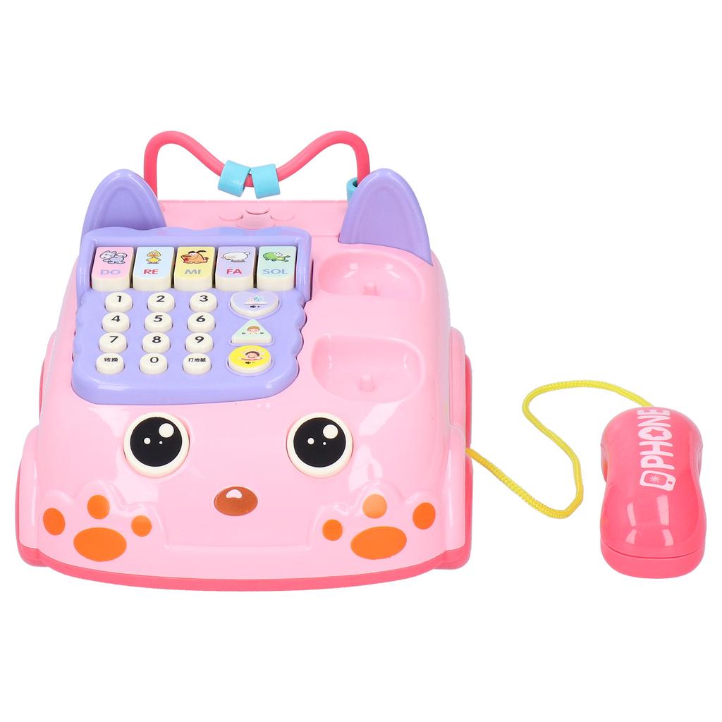 Children Telephone Toy Educational Simulation Telephone Toy with Light Music Effect