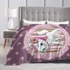 Marie Cat Cartoon  Warm Soft Blanket  Camping Plush Throw Blanket Fashion Home Decor Flannel Bedspread Sofa Bed Cover