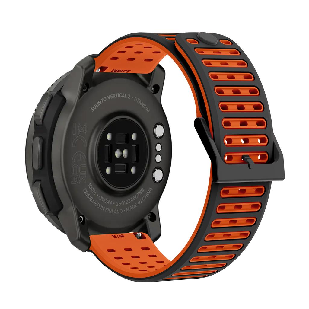 22mm Silikon-Armband für Suunto 5 9 Peak Pro/RACE S/Run/Ocean 1:1 Offizielles Uhrenarmband Für Suunto Vertical 2 Armband