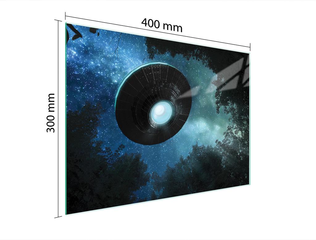 SZKLANA DESKA DO KROJENIA 40x30 UFO