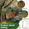 Outdoor Hanging Bird House Resin Waterproof Parrot Bird Nest Breeding Sleeping Box Garden Decoration Tree Hanging Birdhouse