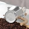 Sivaphe 3 Cup Moka Pot Replacement Infuser Parts for Aluminum Italian Stovetop Espresso Coffee Maker, 1 Filter and 3 Silicone Gasket Seals