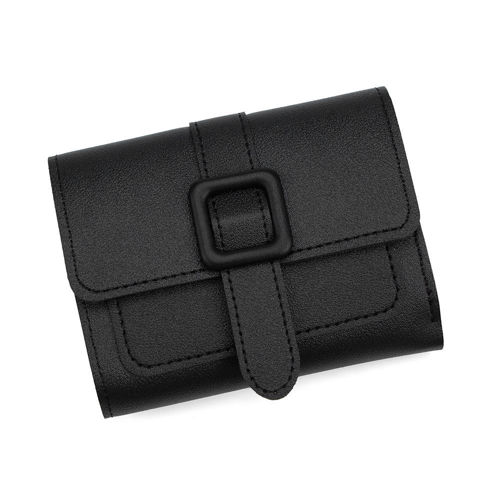 Elegant Women's Short Wallet Coin Purse with Multiple Card Slots