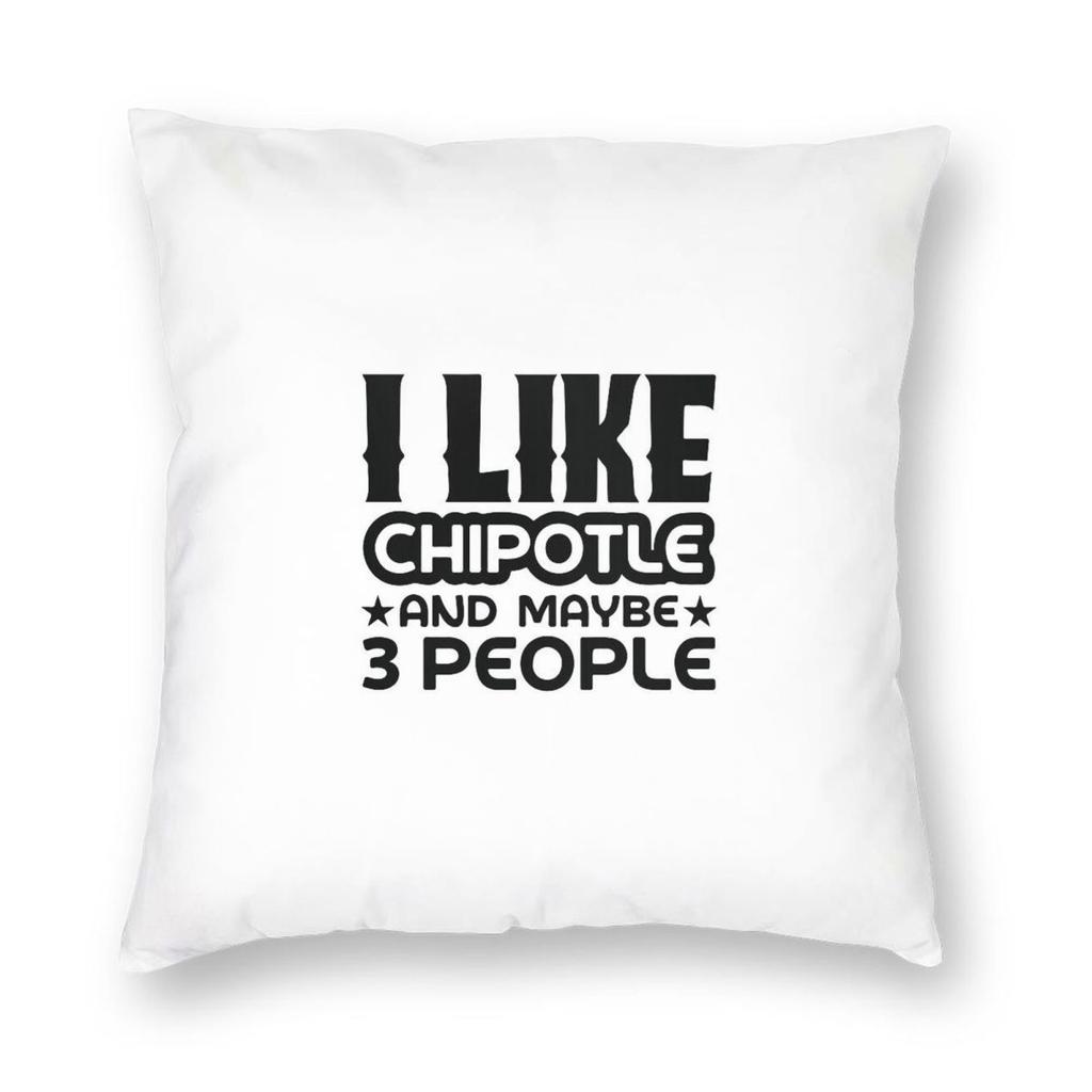 Chipotle Square Pillowcase Polyester Linen Velvet Pattern Zip Decor Sofa Cushion Case 45X45