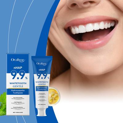 Hydroxyapatite Toothpaste Enamel Repair Teeth Stains Cleansing Bad Breath Removal Dental Birghtening Preventing Periodontitis