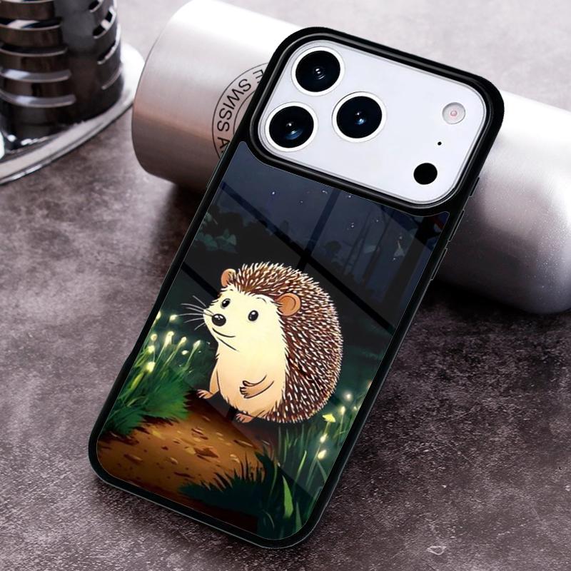Hedgehog in the forest Phone Case for iPhone 17 16 15 Pro Max Air 14 13 12 11 Plus Shockproof Cover